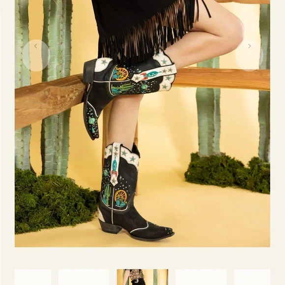 Double D Ranch Space Cowgirl Boots - Picture 2 of 7